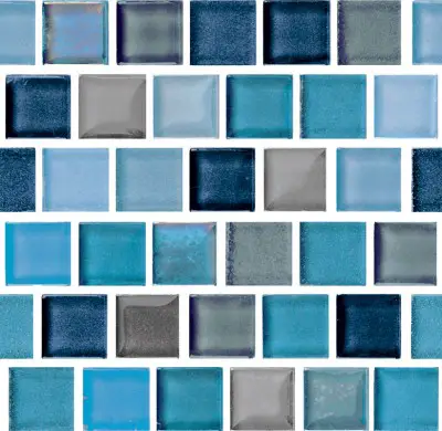 Tiles we choose for the water line of the pool.
