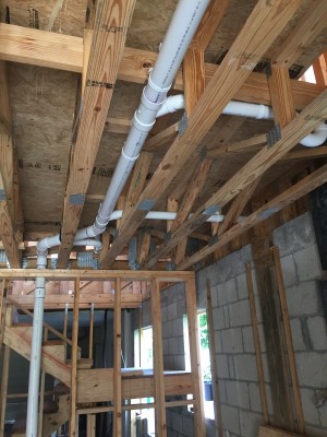 plumbing in our house remodel