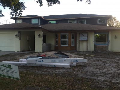 Bay window done, getting ready for stucco