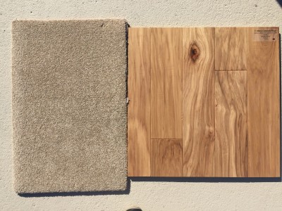Carpet and hard wood choice