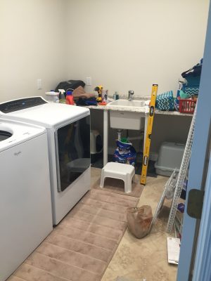 Laundry Room, Before