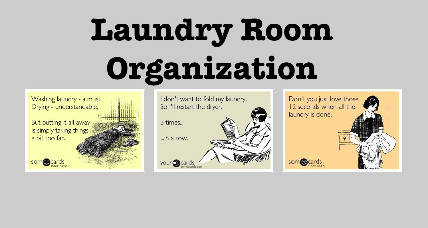 laundry room organization