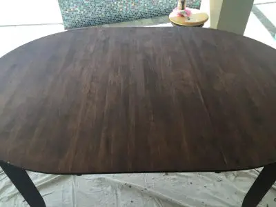 Refinishing a Dark wood table