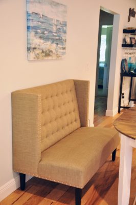 Settee for dining table