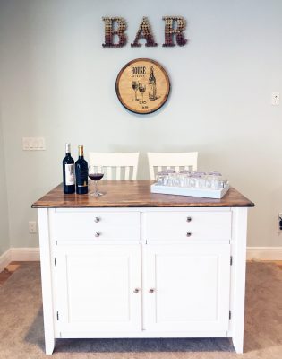 DIY Wine Cork BAR sign