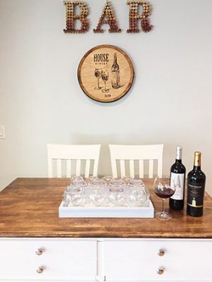 DIY Wine Cork Sign