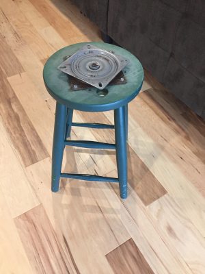 Refinished Bar Stools, Before