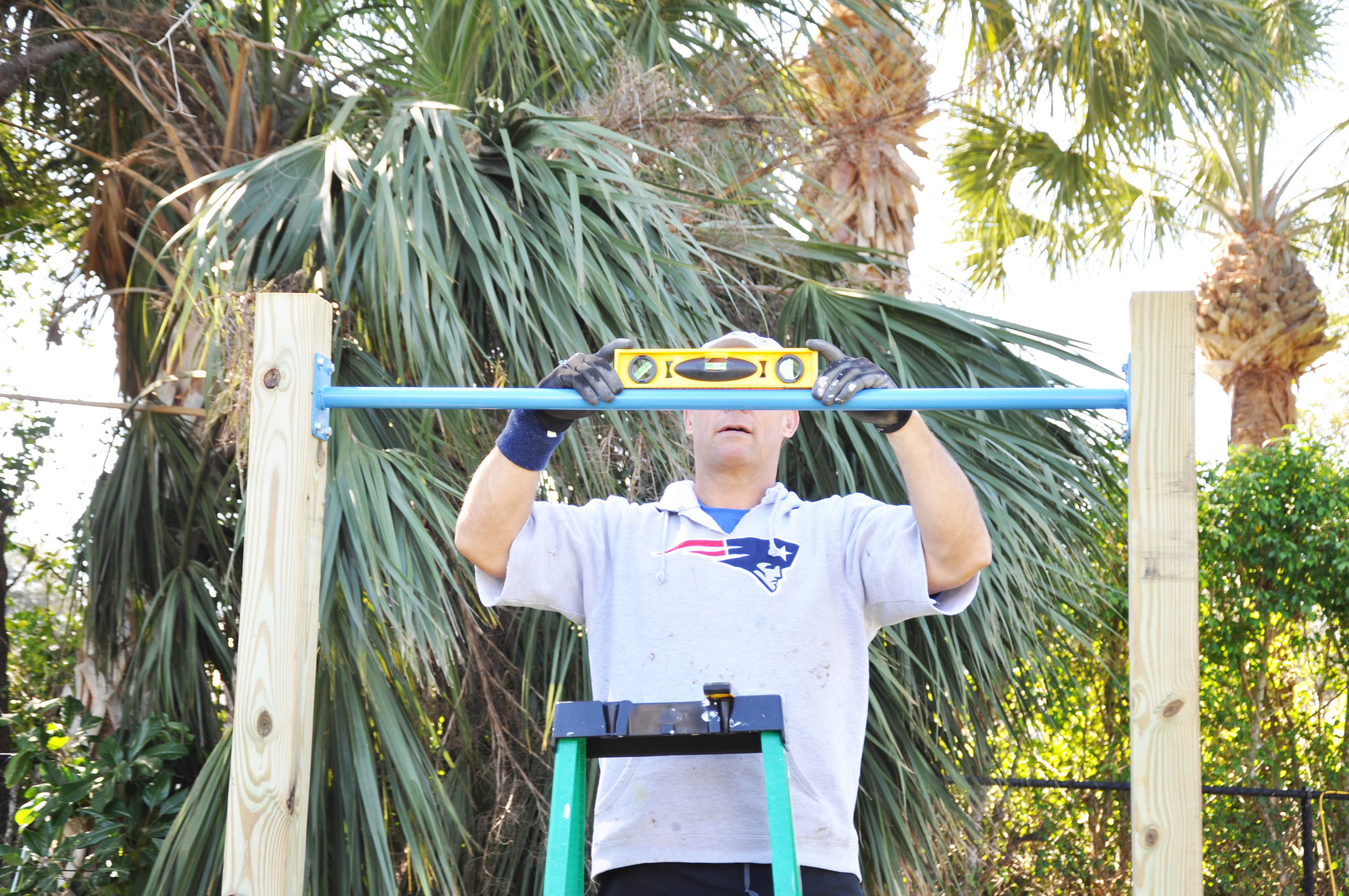 Installing a pull up bar