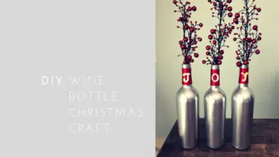 DIY Easy Wine Bottle Craft