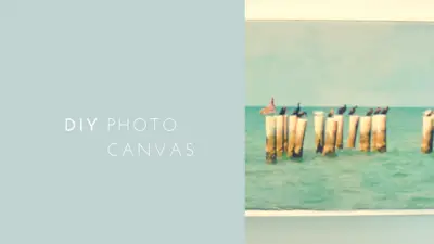 DIY Photo Canvas on the Cheap