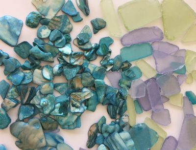 DIY Sea glass window project