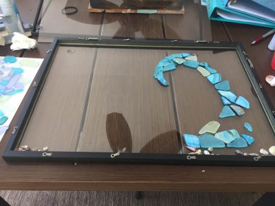 DIY Sea Glass Window Project