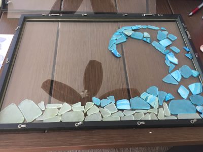 DIY Sea Glass Window Project