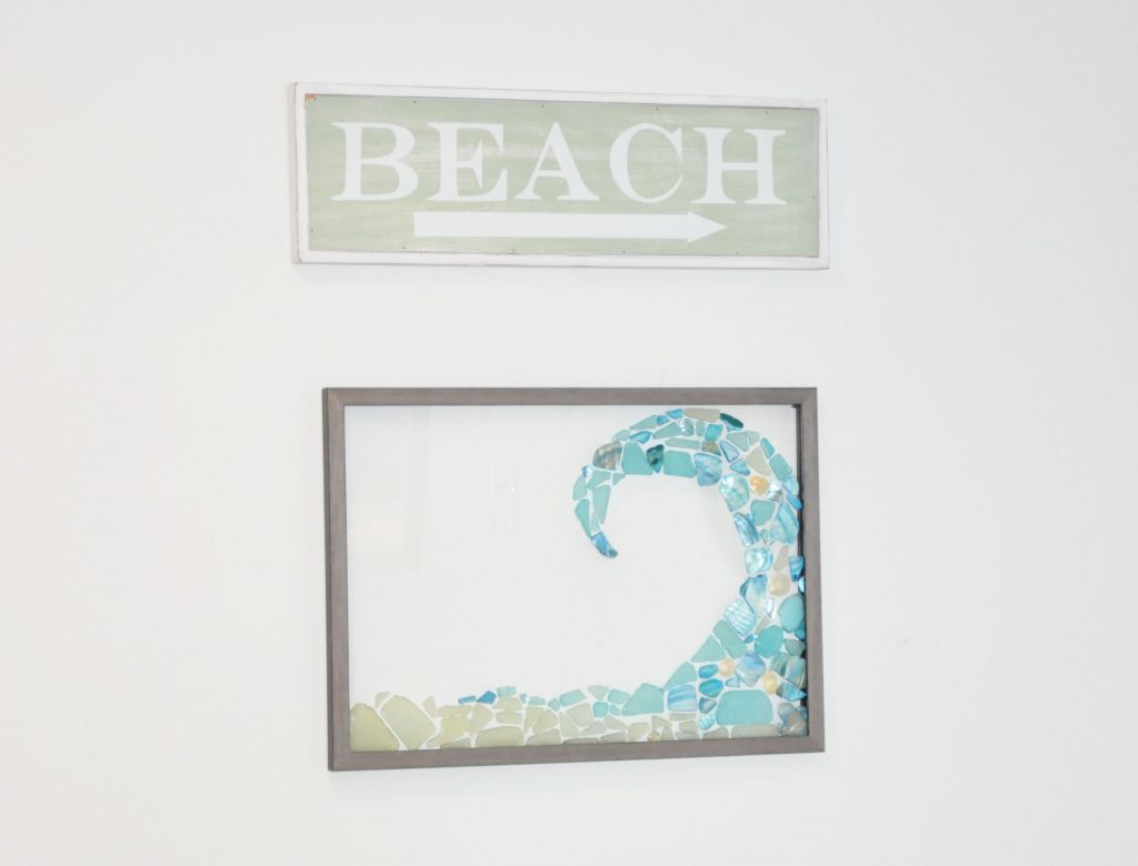 DIY Sea Glass Window Art