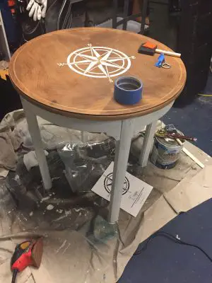 Side Table From Trash to Treasure