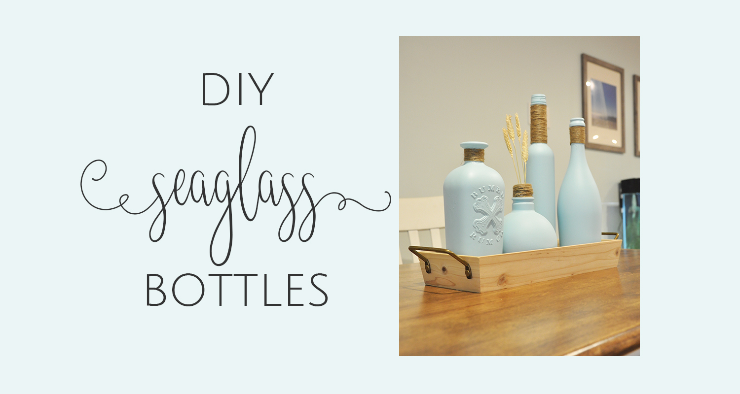 DIY Sea Glass Bottles