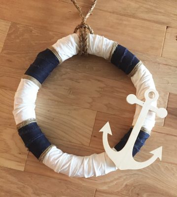 DIY - Pool Noodle Nautical Wreath