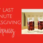 Easy Last Minute Thanksgiving Centerpiece Ideas