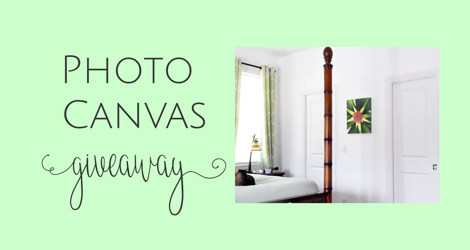 Photo Canvas Giveaway