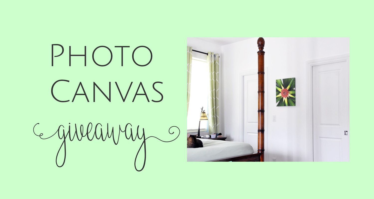 Photo Canvas Giveaway