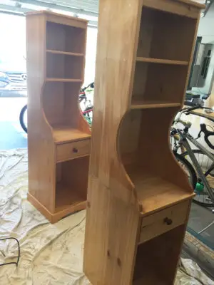 Upcycling - DIY Built in Banquet Shelving