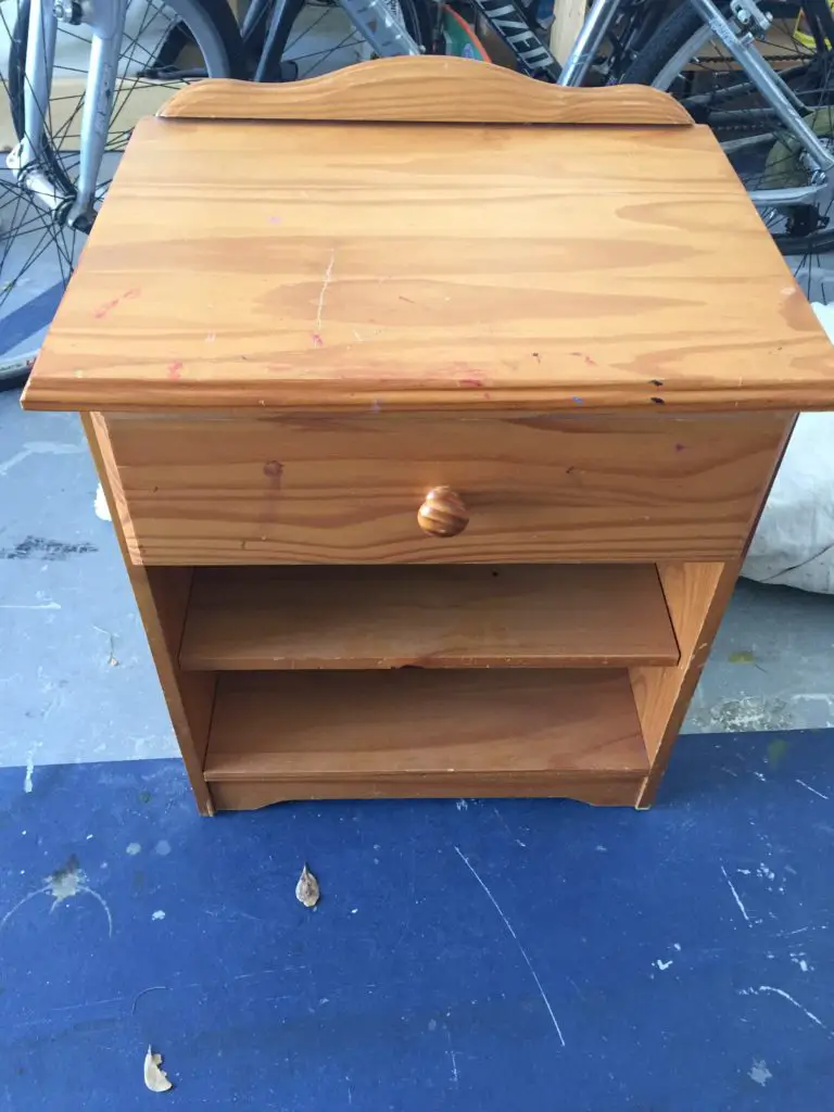 Thrift Store Night Stand Makeover