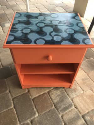 Thrift Store Night Stand Makeover