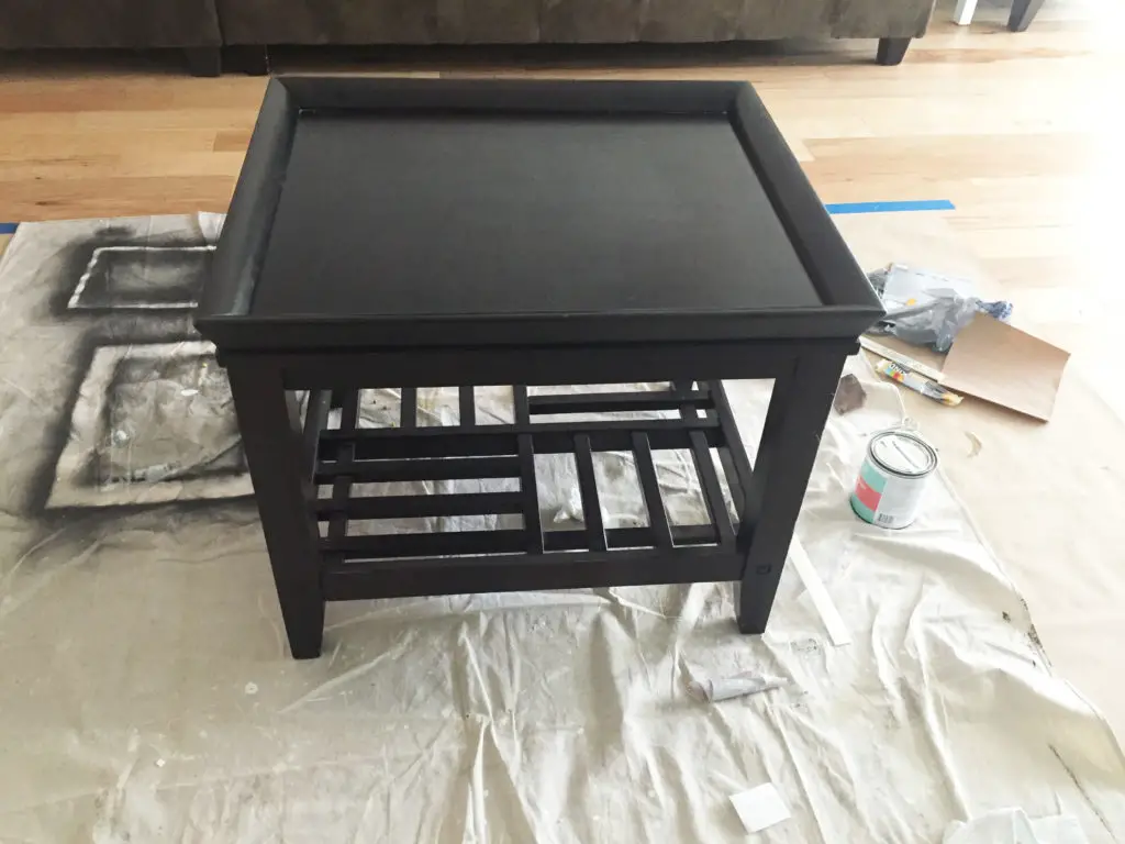 End Table Coastal Makeover