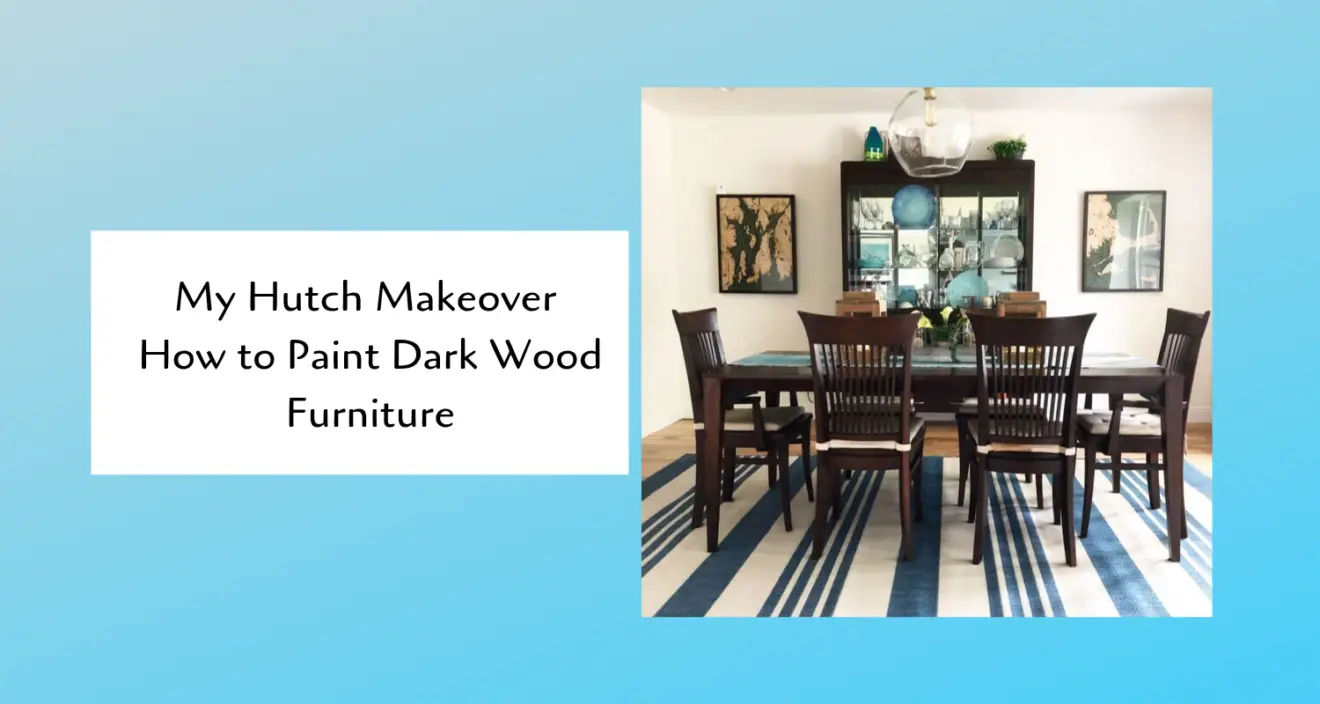 How to Paint an Old Dark Wood Piece of Furniture the House house