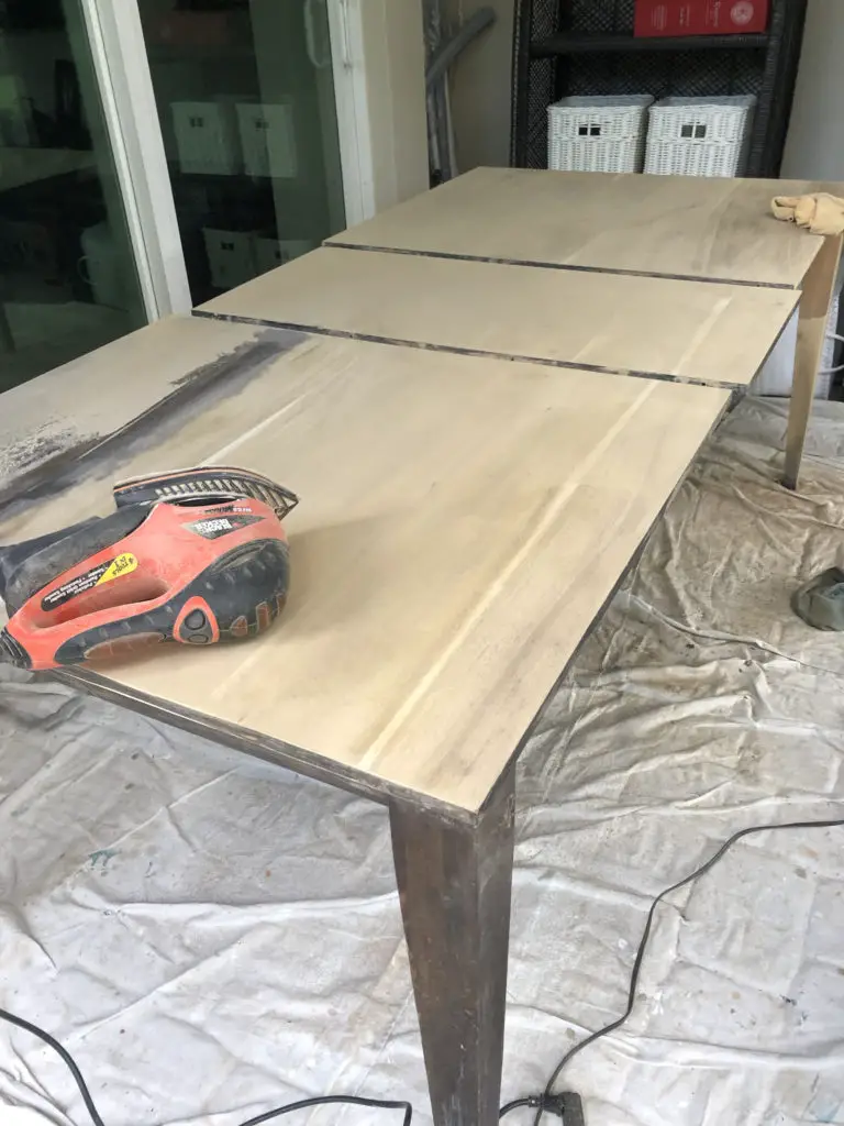 Refinishing our Dining Room Table