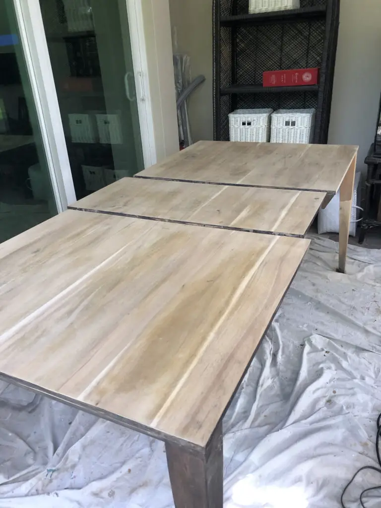 Refinishing our Dining Room Table