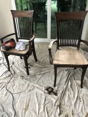 Refinishing our Dining Room Table