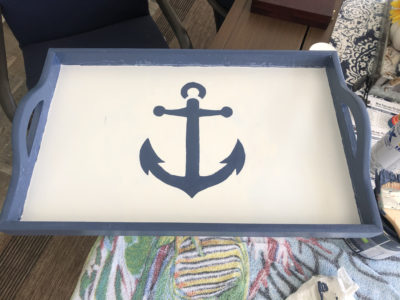 Thrift Store Challenge - Tray Makeover