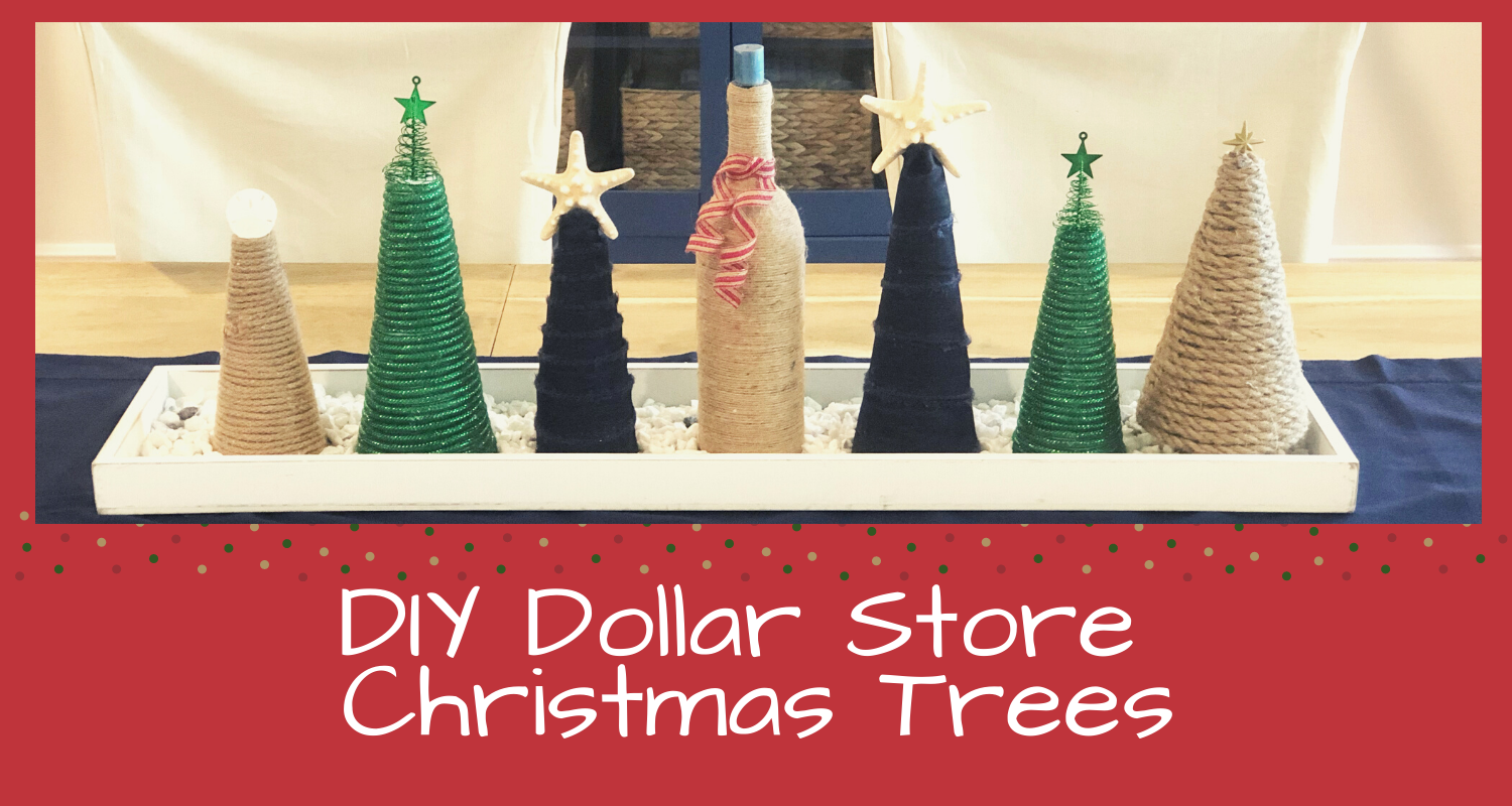 DIY Dollar Tree Christmas Trees the House house