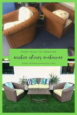 Wicker Chairs Makeover