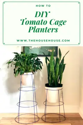 DIY Tomato Cage Planters