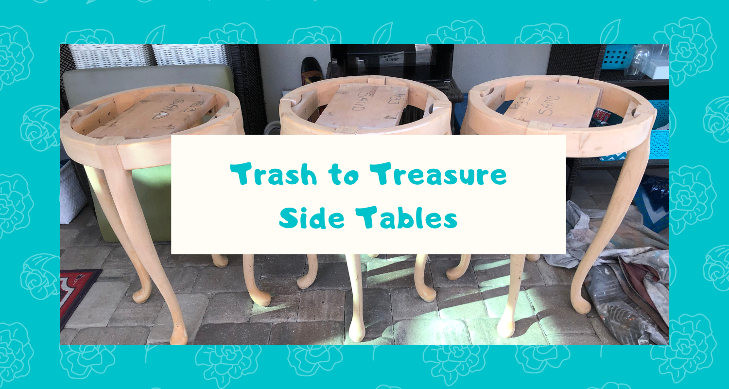 Trash to Treasure Side Tables