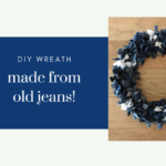 DIY Wreath Old Jeans