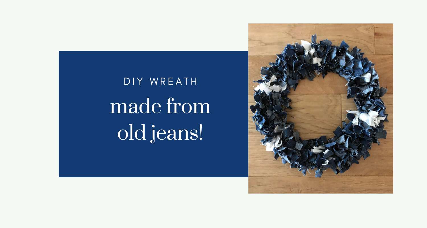 DIY Wreath Old Jeans