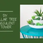 DIY Dollar Tree Succulent Tower