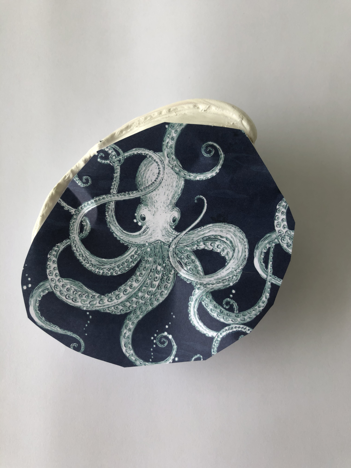 How to Decoupage Shells the House house