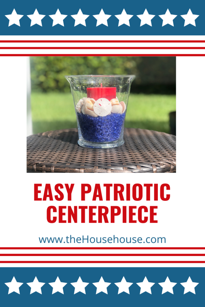 Easy and Quick Patriotic Centerpiece