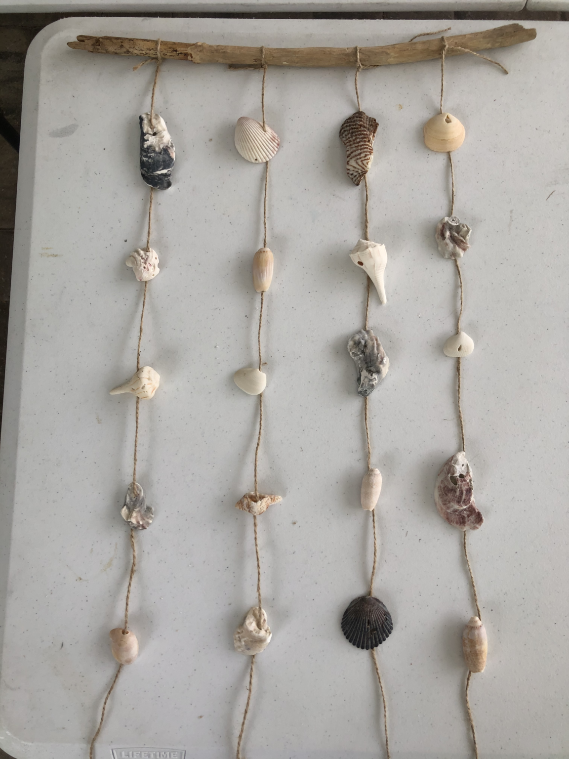 DIY Shell Wall Hanging the House house