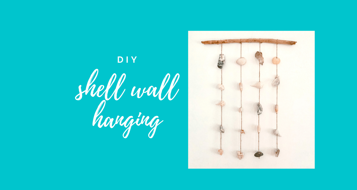 DIY Shell Wall Hanging - the House house
