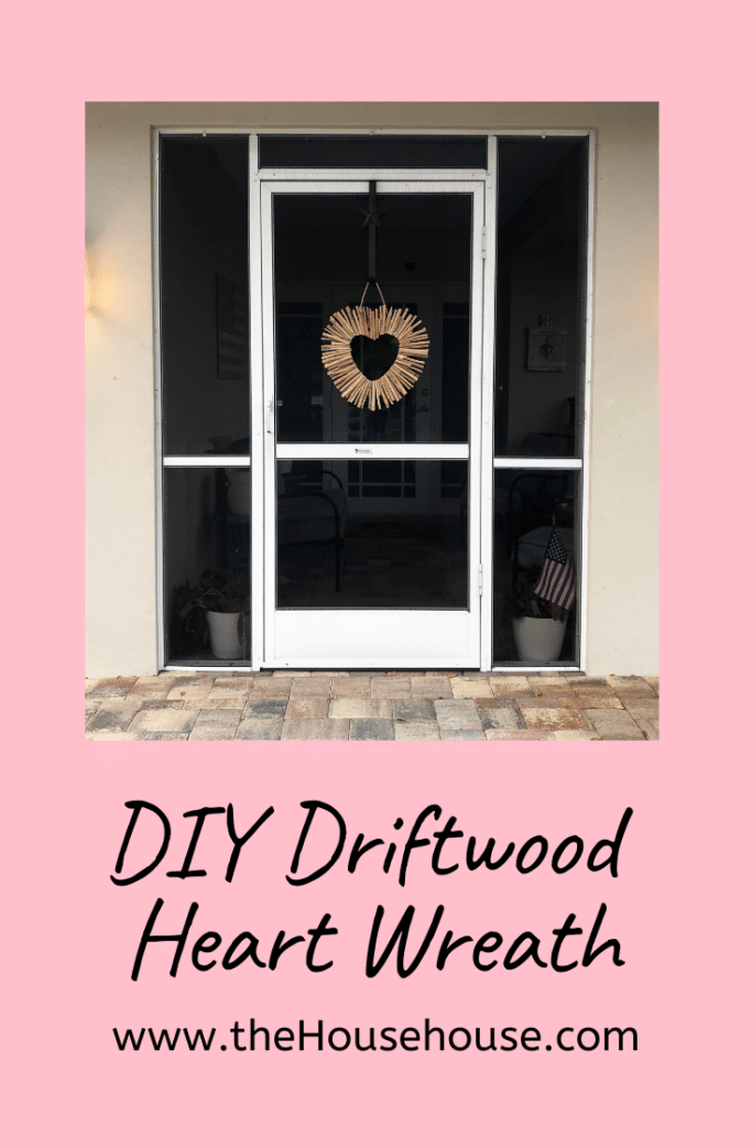 DIY Driftwood Heart Wreath