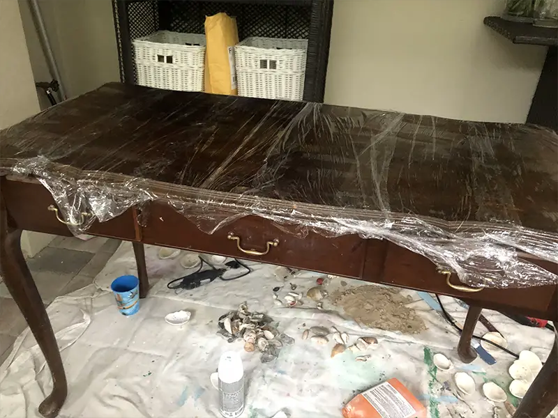 Trash to Treasure Console Table