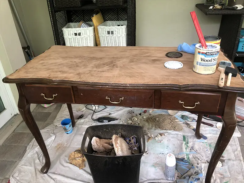 Trash to Treasure Console Table