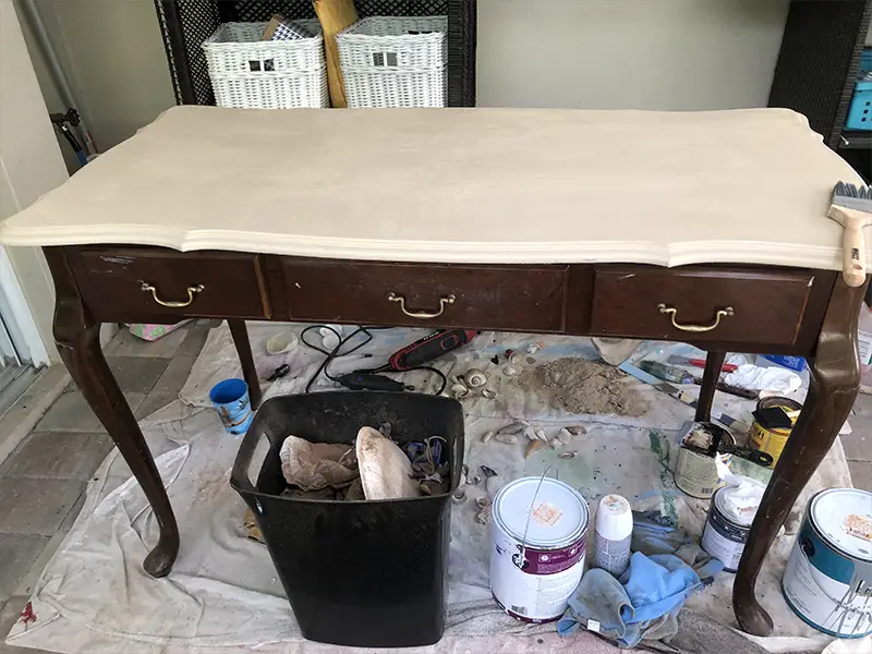 Trash to Treasure Console Table