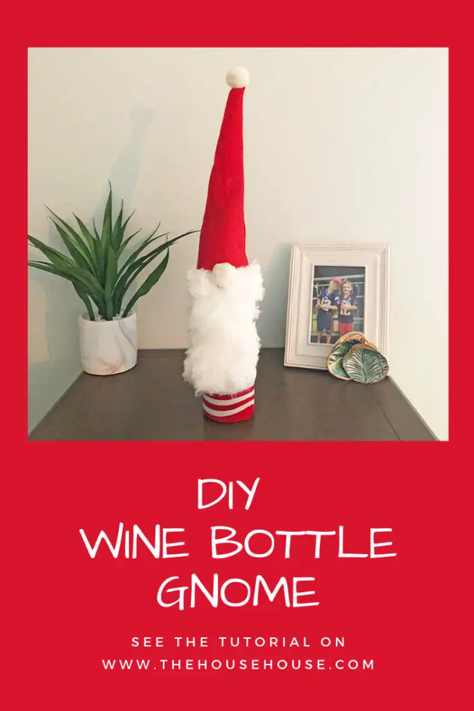 DIY Wine Bottle Gnome