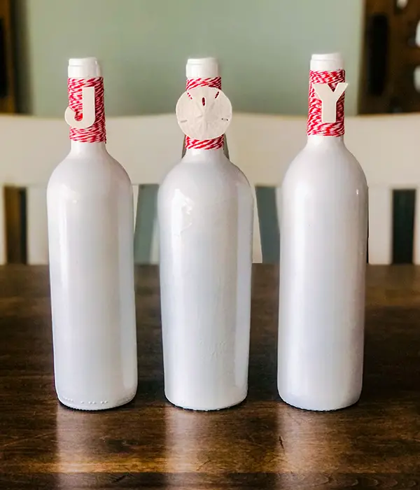 wine bottle christmas diy